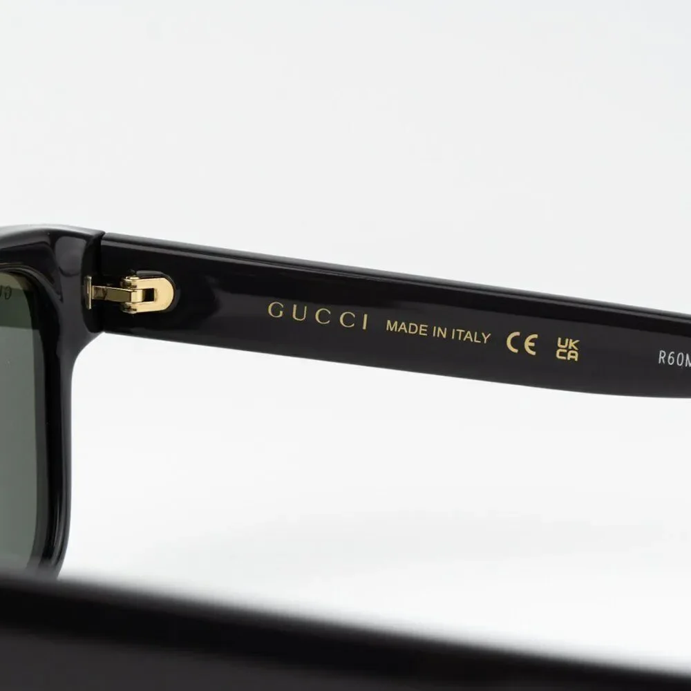 NEW Gucci GG1716S 003 Grey Square Unisex Sunglasses